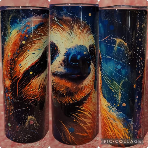 Stargazed Sloth Tumbler