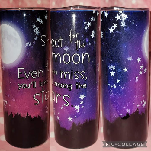 Shoot for the Moon Tumbler