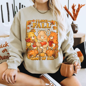 I love Fall Care Graphic Tee Sweatshirt