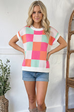 Hot Pink Sugar Rush Checkered Top