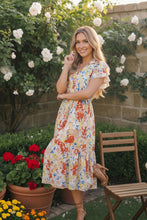 Sunny and Bright Floral Midi Dress