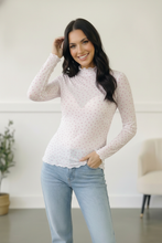 Sweetheart Whisper Mesh Top