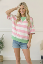 Pink Sugar Rush Colorblock Tee