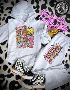 Cereal Monsters Graphic Tee Hoodie or Sweatpants