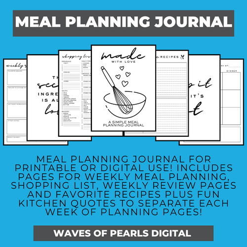 Meal Planning Journal