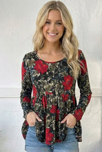 Scarlet Meadow Babydoll Blouse