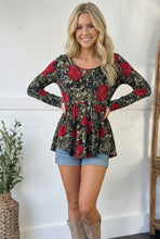 Scarlet Meadow Babydoll Blouse