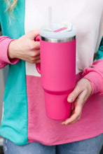 Hot Pink Insulated 38oz. Tumbler with Straw