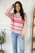 Sweet Talker Pink Stripe Sweater