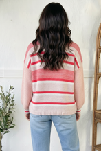Sweet Talker Pink Stripe Sweater