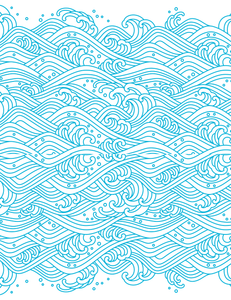 Cool Waves 10 x 13" Poly Mailer