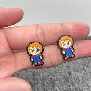 Halloween Character Acrylic Studs: Doll