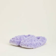 Warmies: America’s Favorite Microwave Plush Brand - Curly Purple Warmies Slippers Gift for Teachers Back to School!