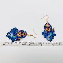 Halloween Acrylic Mask Character Printed Earrings