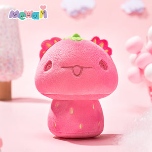 Strawberry Axolotl 4 in Plush Squish Toy