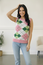 Sugarplum Argyle Sweater Vest