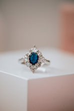 Yesha Sapphire Sterling Silver Ring