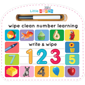 Little Hippo Books - Write & Wipe 123