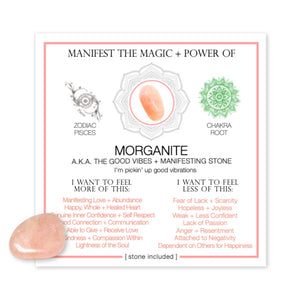 MANIFEST THE MAGIC + POWER OF YOUR CRYSTAL MORGANITE