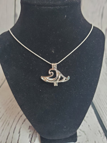 Large Wave Locket