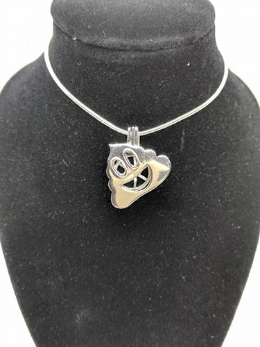 Sterling Silver Emoji Poop Locket