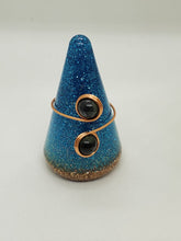 Moss Agate Double Wrap Ring