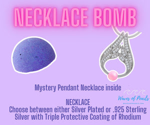 Silver Plated Pendant Bomb