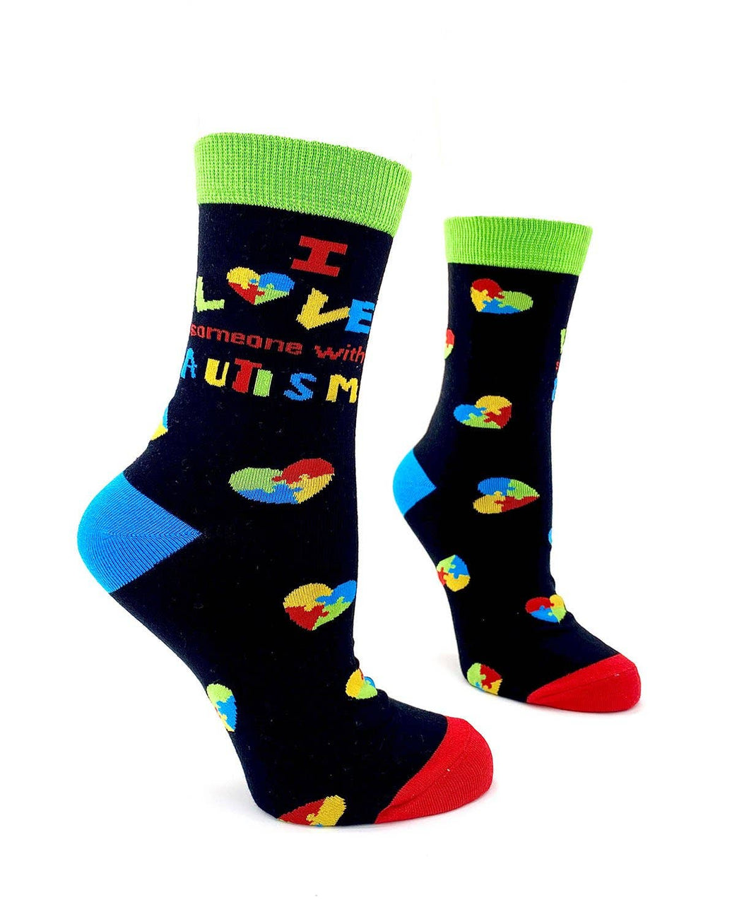 I Love Someone With Autism Women's Crew Socks