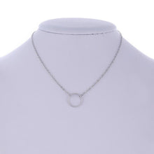 Minimalist Round Pendant Choker Necklace