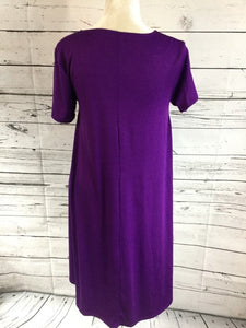 Tunic Dress with Pockets - Purple