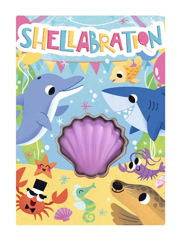 Little Hippo Books - Shellabration- Children's Touch and Feel Squishy Foam Sensory Board Book