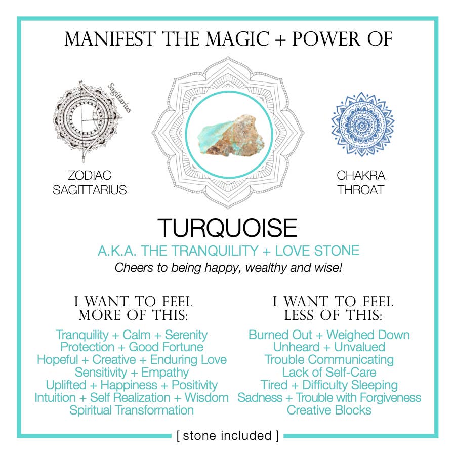 MANIFEST THE MAGIC + POWER OF YOUR CRYSTAL TURQUOISE