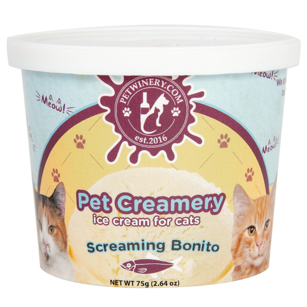 Screaming Bonito Cat Ice Cream - Fish Flavor