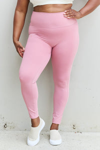 Fit For You High Waist Active Leggings in Light Rose