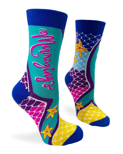 Mermazing Women's Novelty Crew Socks