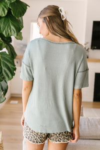 Always Be Yours Top in Sage