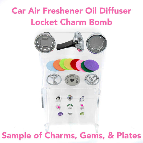 Car Air Freshener Oil Diffuser Locket Lucky Charm Bomb - Home Reveal