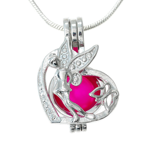 Pixie Butterfly Heart Locket