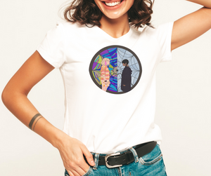 Stain Glass Window Friends Graphic Tee