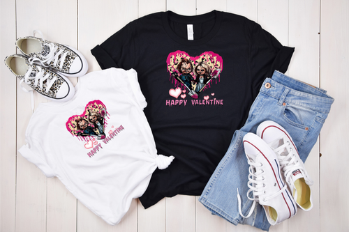 Doll Happy Valentine's Day Graphic Tee