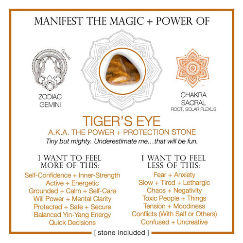 MANIFEST THE MAGIC + POWER OF YOUR CRYSTAL TIGER'S EYE