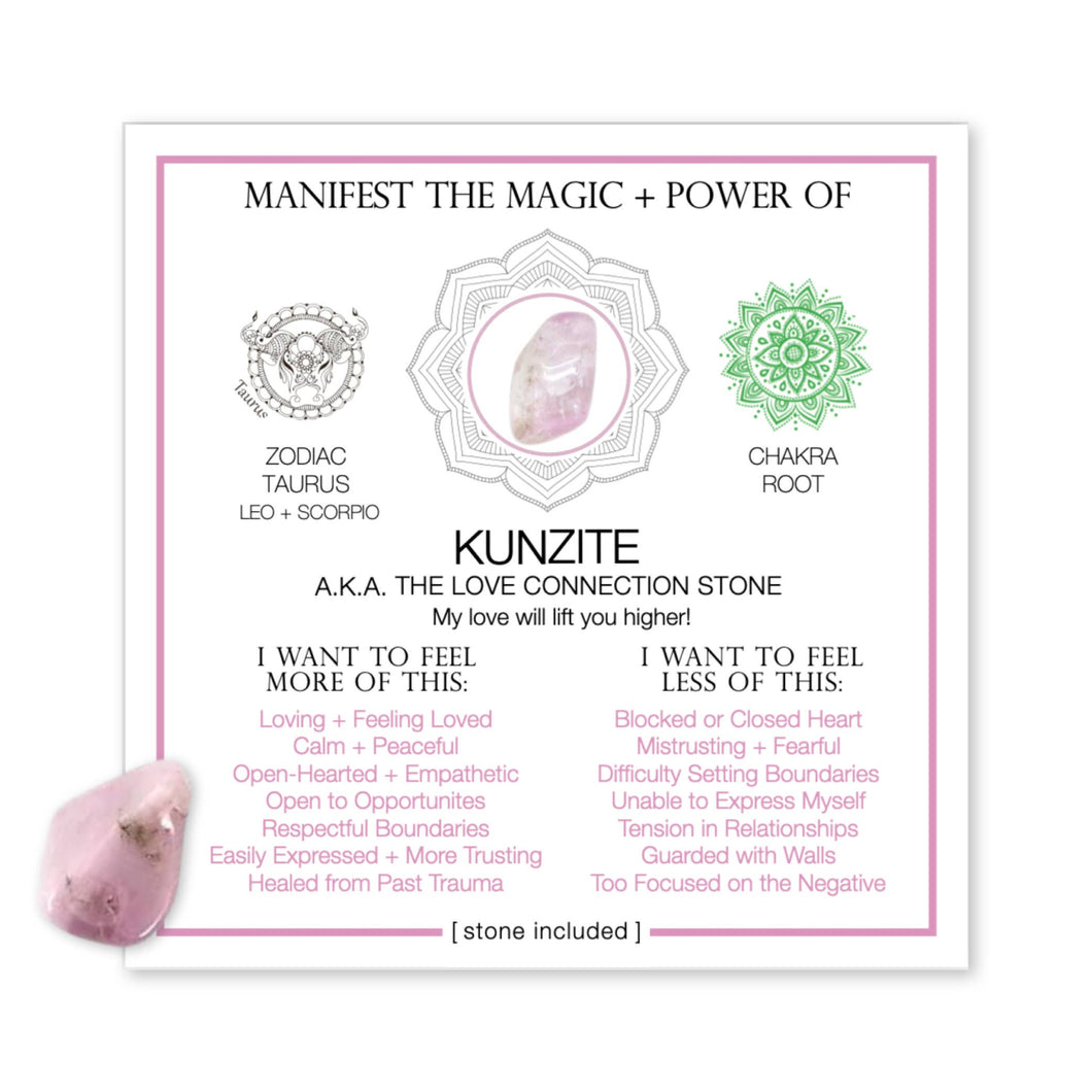 MANIFEST THE MAGIC + POWER OF YOUR CRYSTAL KUNZITE