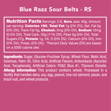 Candy Club -  Blue Razz Sour Belts