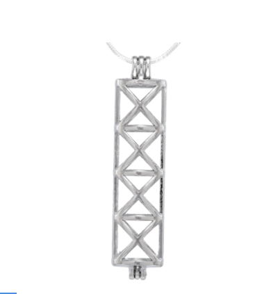 Cylinder X Plated Locket