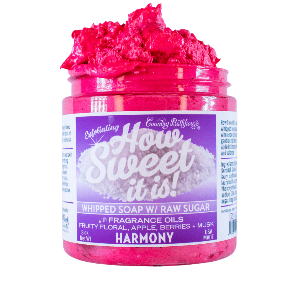 How Sweet It Is Whipped Soap with Raw Sugar - Harmony