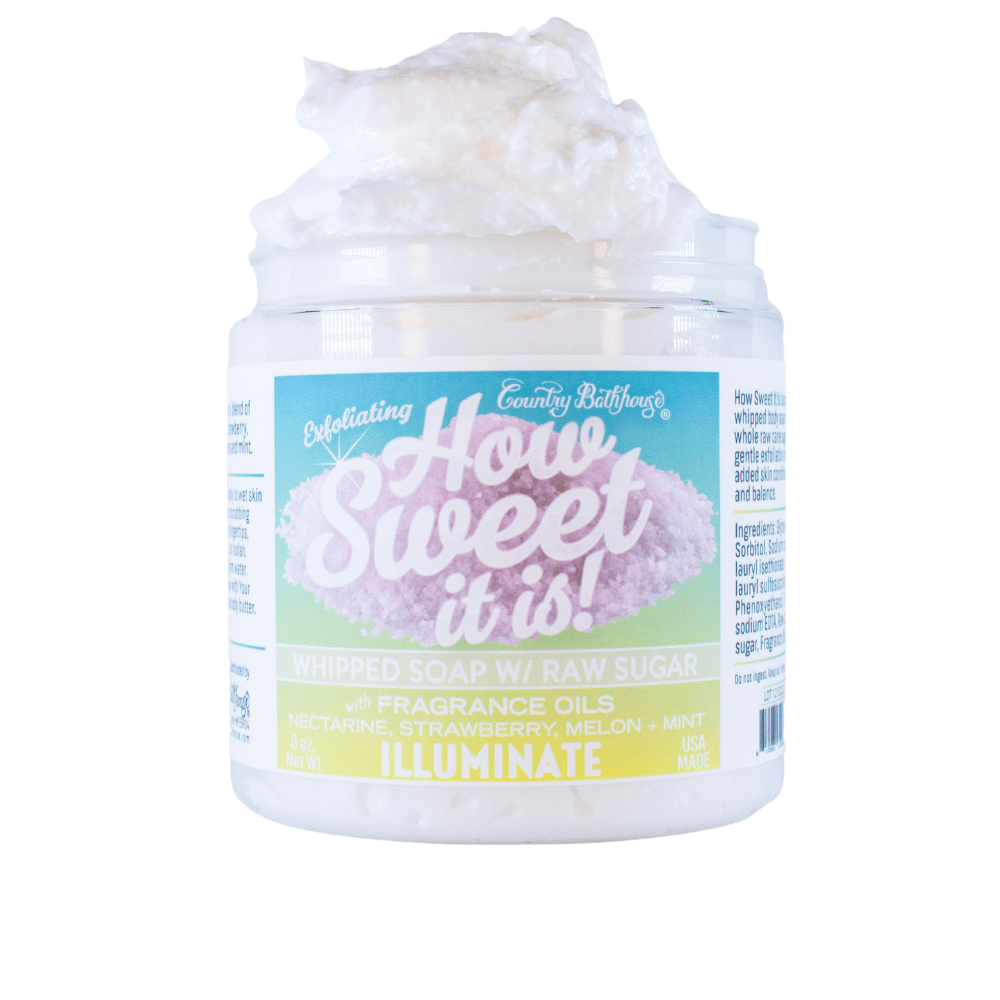 How Sweet It Is Whipped Soap with Raw Sugar - Illuminate
