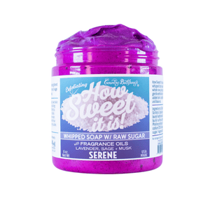 How Sweet It Is Whipped Soap with Raw Sugar - Serene